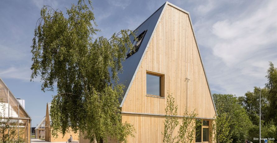 Nachhaltiges Haus aus Holz