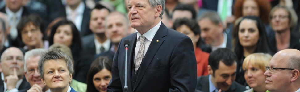 Joachim Gauck als Bundespräsident vereidigt